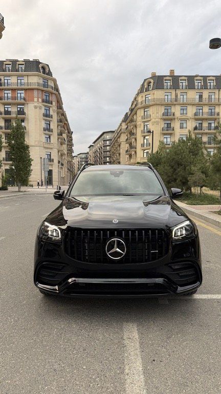 Mercedes GLS 450 4MATIC, 3.0 L, 2019 il, 155 000 km — Avtomobillər, Bakı (2)