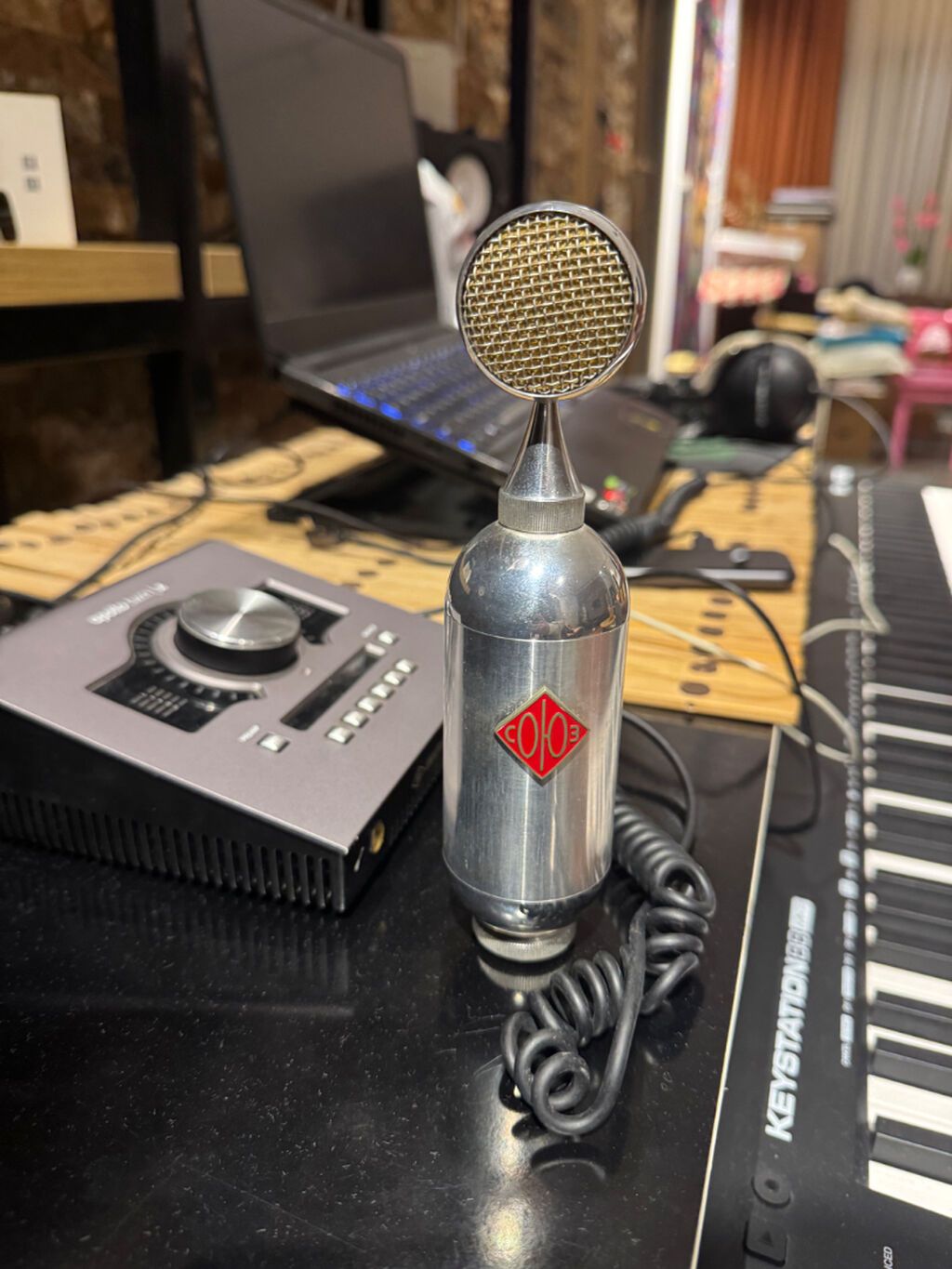 Soyuz 023 Tube Condenser Microphone Az işlənib, çox yaxşı — Mikrafonlar, Bakı (2)