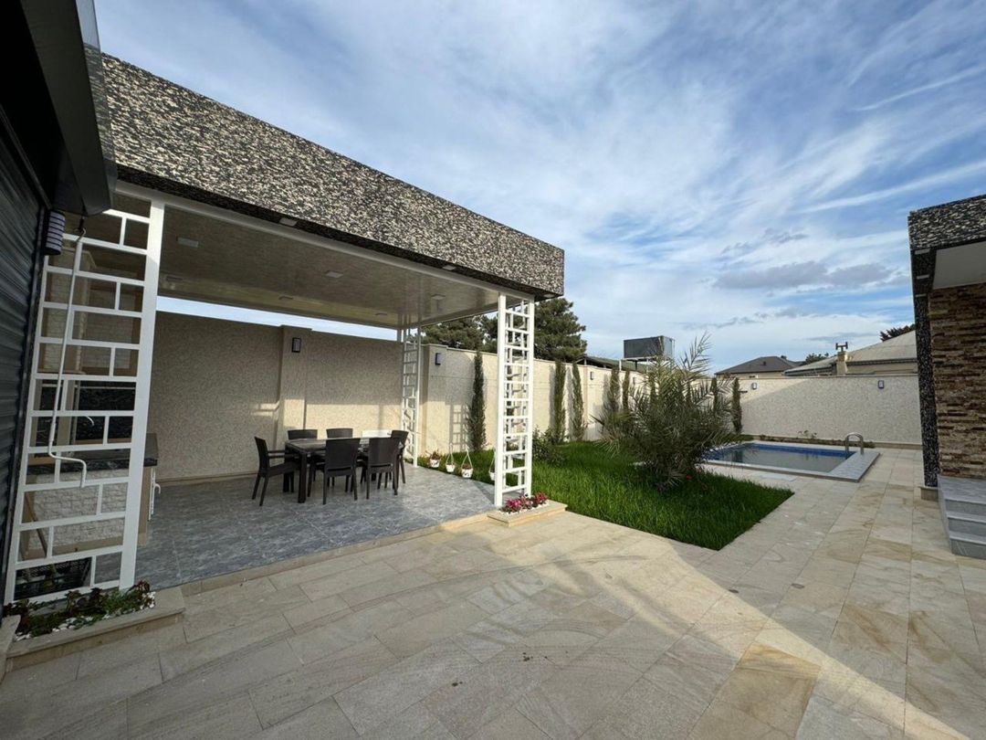 Satılır 3 otaqlı həyət evi/bağ evi 200 m² — Ev, villa, Bakı (3)