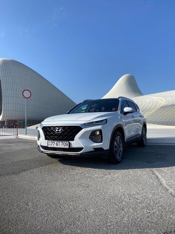 Hyundai Santa Fe, 2.0 L, 2019 il, 147 000 km 77-AT-709 — Avtomobillər, Bakı (2)