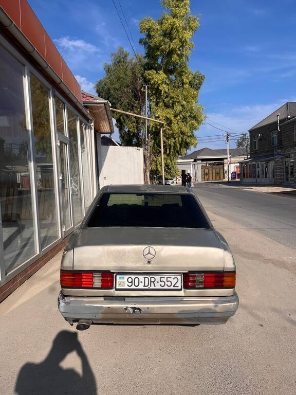 Mercedes 190, 2.0 L, 1987 il, 217 000 km 90-DR-552 — Avtomobillər, Bakı (3)