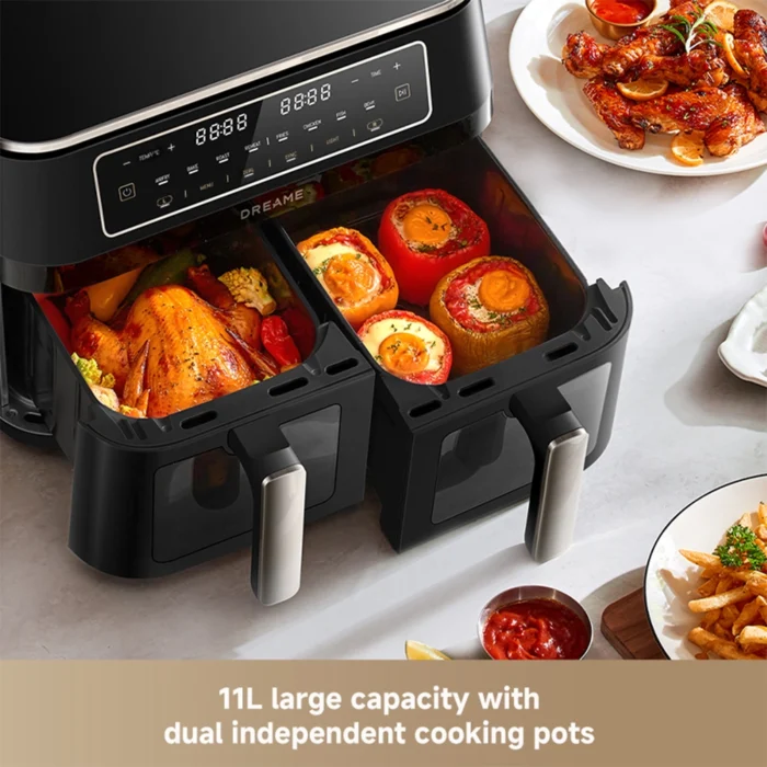 Dreame Air Fryer Tasti DZ30 Black — Soba və qrillər, Bakı (6)