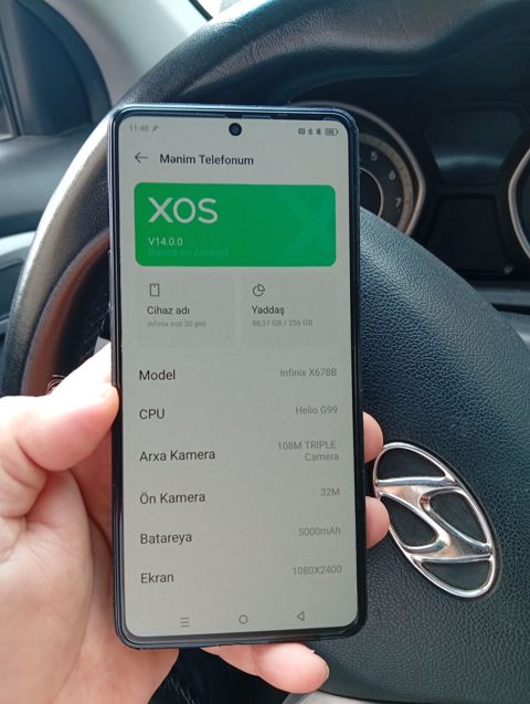 Infinix Note 30 Pro, 256 GB, rəng - Göy — Bakı