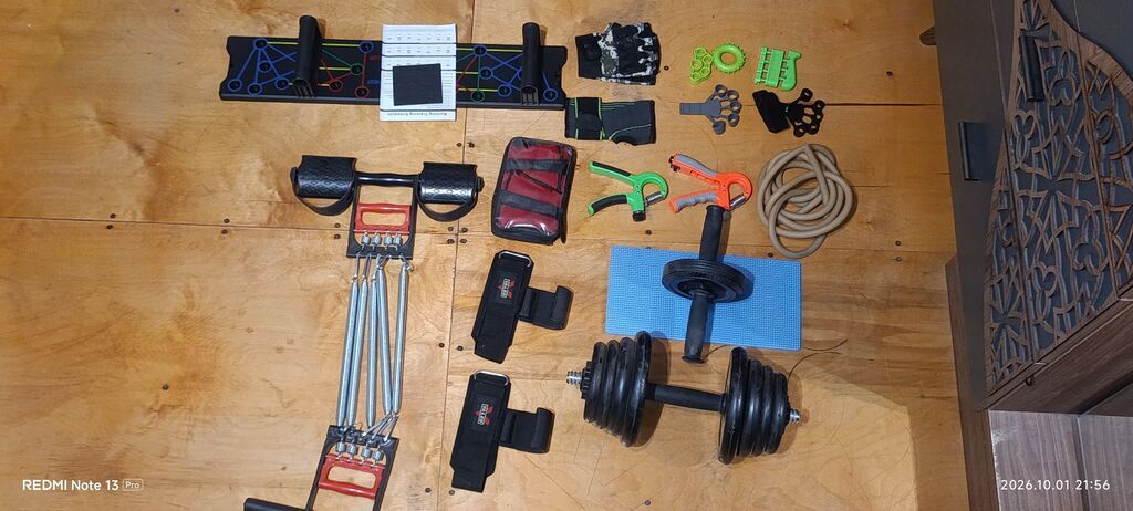 Ev üçün fitnes/kalistenika dəstləri paketi Komplektdə olanlar — Digər simulyatorlar, Gəncə (2)