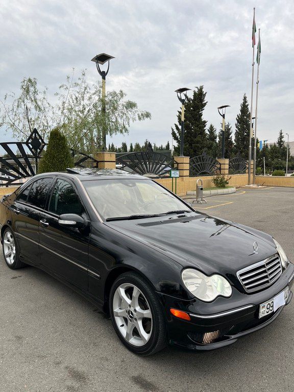 Mercedes C 230, 2.5 L, 2007 il, 249 000 km — Avtomobillər, Mingəçevir (3)