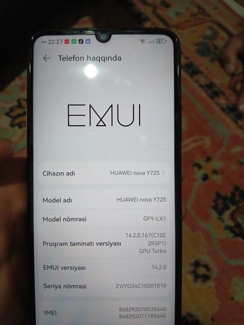 Huawei 128 GB, İki sim kartlı — Bakı