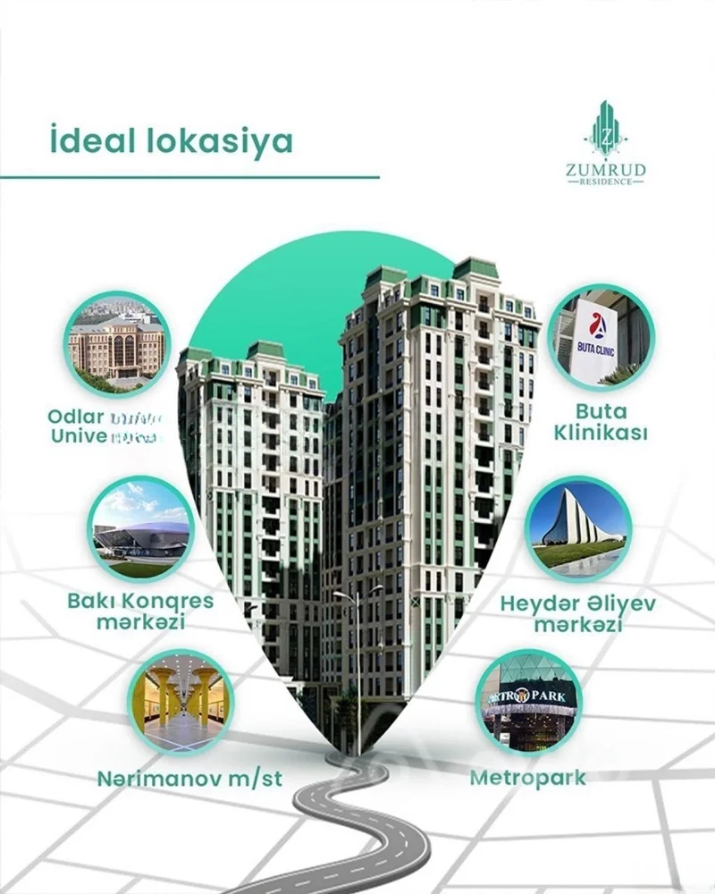 2 otaqlı mənzil, 70 m², Baləmi Dadaşov küçəsi — kirayə — Mənzil, Bakı (12)