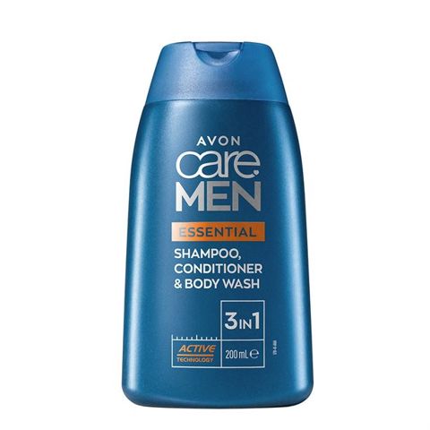 Şampun, kondisioner və duş geli Avon Care Men Essential 3 in1, 200 ml — Bakı