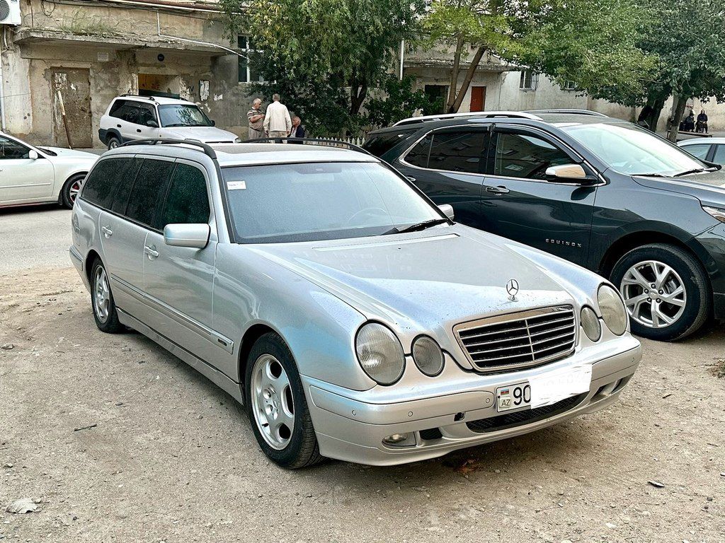 Mercedes E 220, 2.2 L, 1999 il, 373 000 km — Avtomobillər, Sumqayıt (2)
