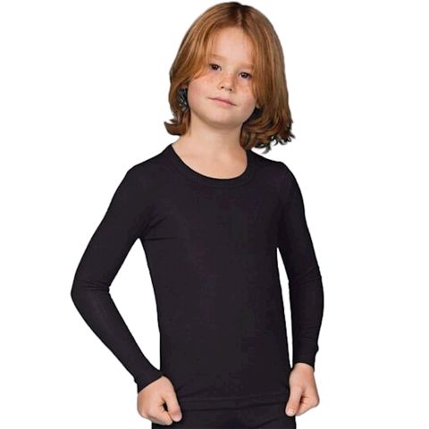 Oğlanlar üçün termo alt paltar yuxarı hissəsi Berrak 847, qara, polyester/viskoz/elastan, ölçü 5-6 yaş — Bakı