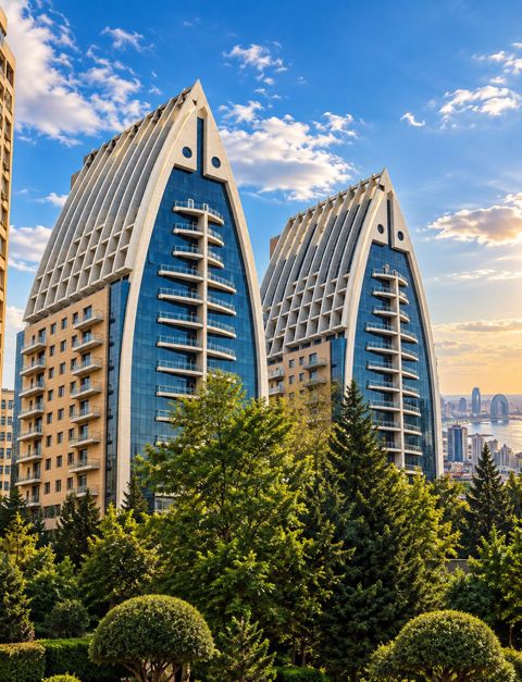 Satılır 3 otaqlı yeni tikili 148 m² — Bakı