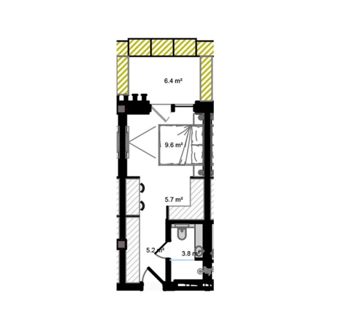 Satılır 1 otaqlı yeni tikili 40 m² — Mənzil, Bakı (2)