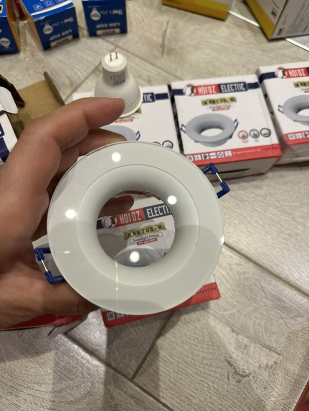 Horoz Electric Kaktus-r daxili spot işıq armaturları Biri 13 man — Spot və trek lambaları, Bakı (3)