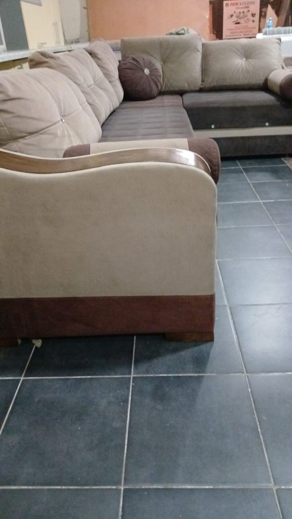 Künc divan – yataq funksiyalı - Forma: L-şəkilli künc divan - Rəng — Divanlər, Bakı (3)