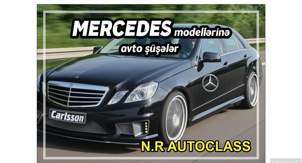 Avtomobil şüşələri Mercedes — Bakı