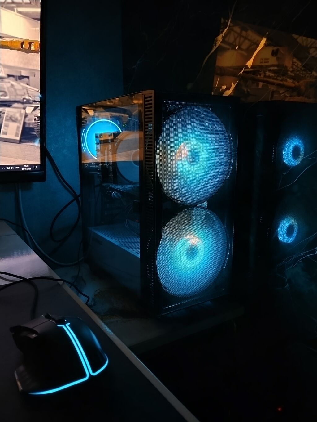 Oyun komputeri Gaming PC CPU: Intel Core I7 - 3770 - 3.40 GHz GPU — Masaüstü kompüterlər, Novxanı