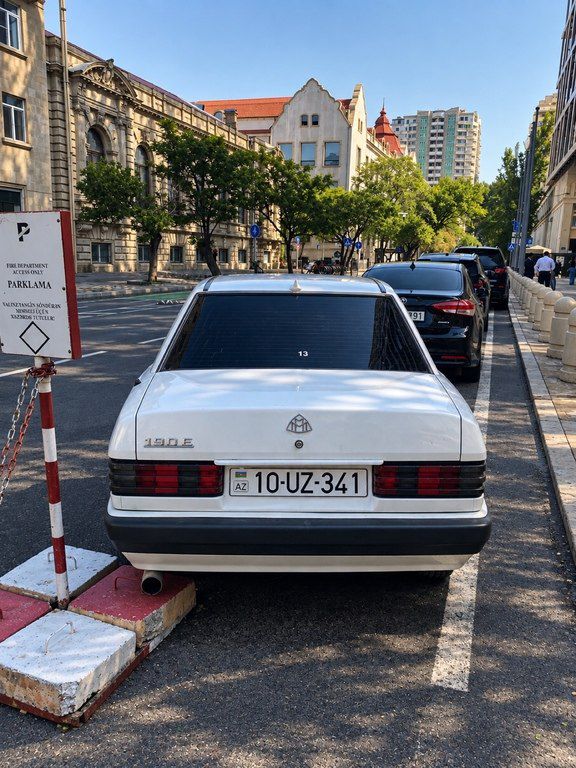 Mercedes 190, 2.0 L, 1989 il, 325 404 km — Avtomobillər, Bakı (4)