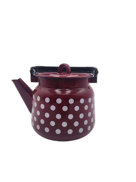 Su qaynatmaq üçün çaydan "СтальЭмаль" С2714.ЯР*75, 2300 ml, albalı, xallı — Bakı