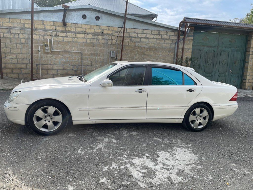 Mercedes S 320, 3.2 L, 2002 il, 227 000 km — Avtomobillər, İsmayıllı (4)