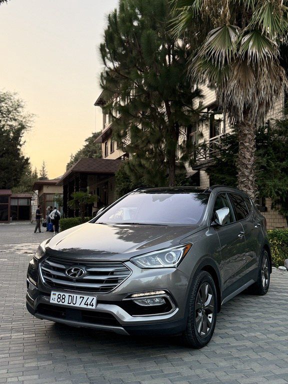 Hyundai Santa Fe, 2.0 L, 2017 il, 86 200 km 88-DU-744 — Avtomobillər, Bakı (6)