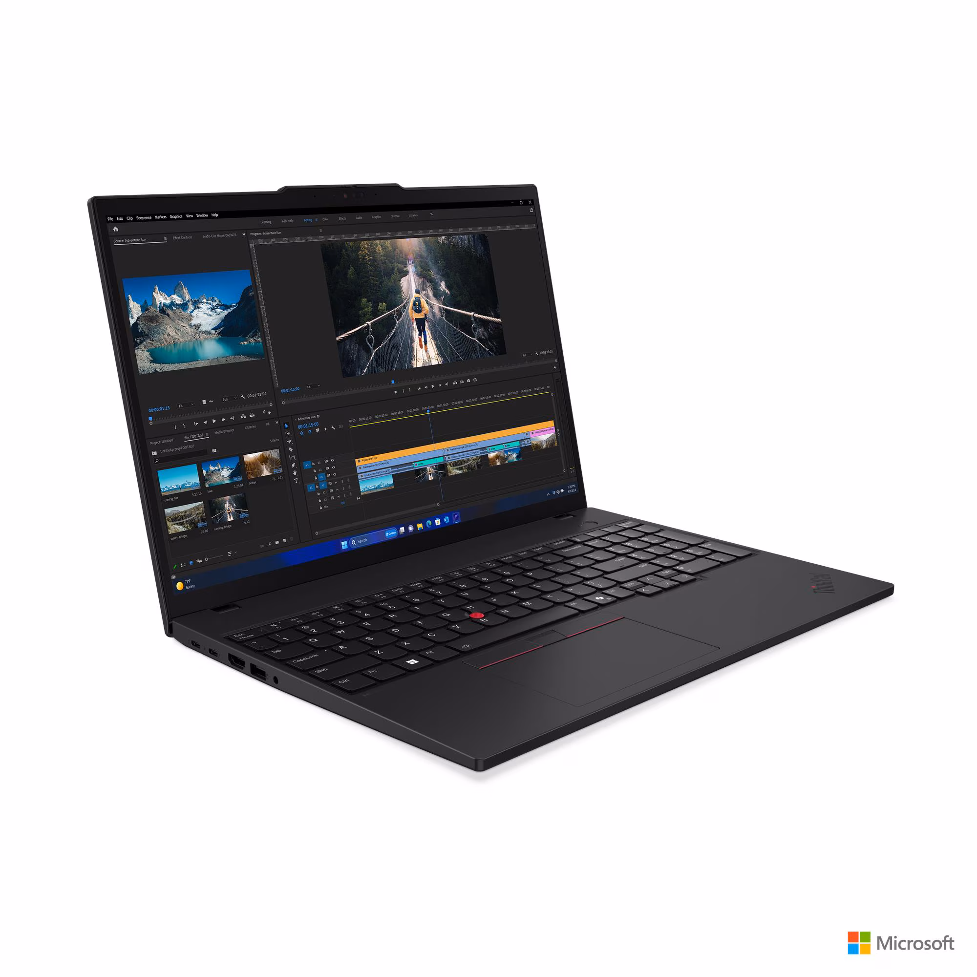 Laptop Lenovo ThinkPad T16 G3/ 16" Wuxga (1920x1200) IPS/ U5 125U/ 16GB/ 512GB SSD/ Black (21MN00BMRT) — Bakı