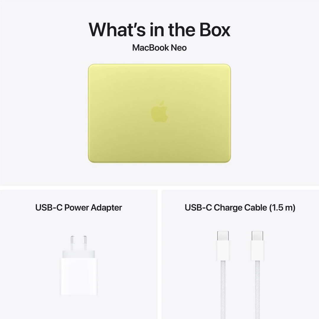 Apple MacBook Neo 13-inch with A18 Pro Chip 8GB/512GB Citrus — Apple Macbook, Bakı (3)