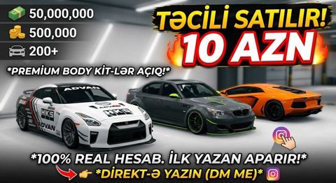 Məhsul: Mobil yarış oyunu üçün tam hazır oyun hesabı Xüsusiyyətlər — Bakı