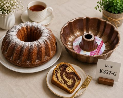 Keks üçün qəlib K337-GR, 1 l, qranit — Bakı