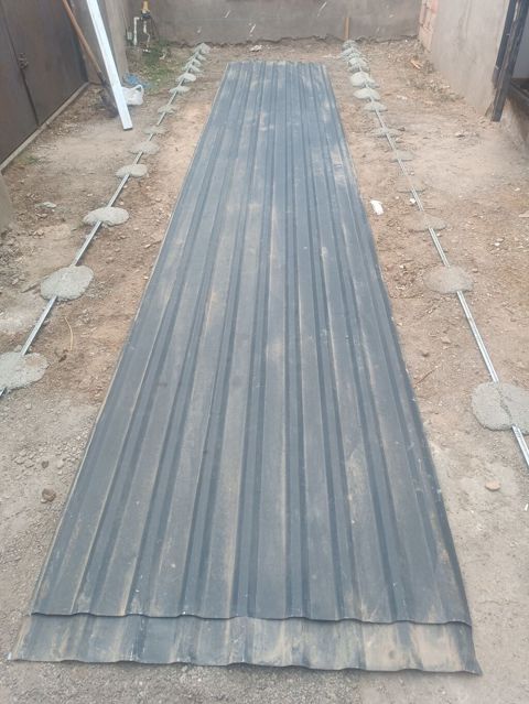 Profnastil (trapes formalı metal vərəq) 2əded uzunluq 6.4metr — Digah