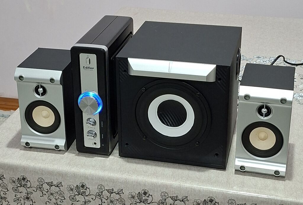 Musiqi mərkəzi,dinamiklər. 2+1 Akustik sistem "Edifier".Bluetooth və — Akustik sistemlər, Bakı