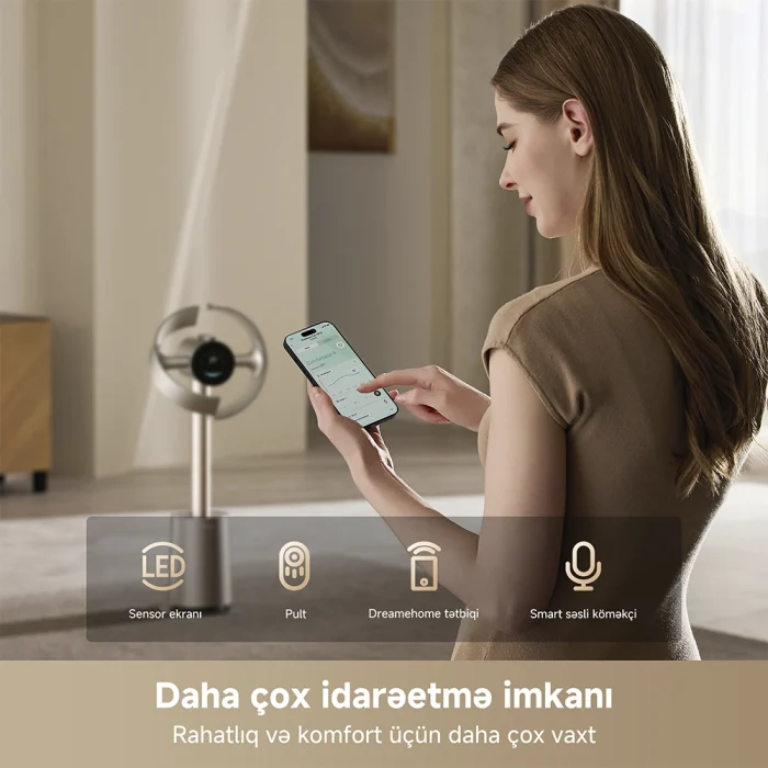Dreame Bladeless Fan MF10 CVF22A — Ventilyatorlar, Bakı (8)