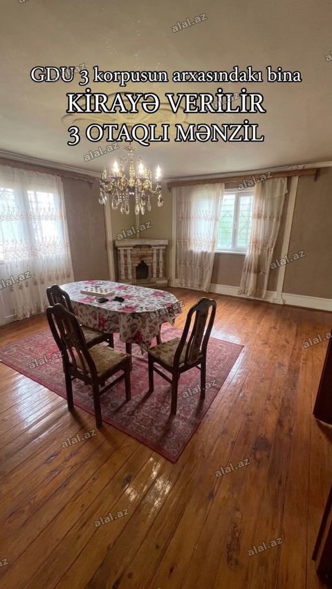 3 otaqlı, 100 kv. m, Orta təmir — Gəncə