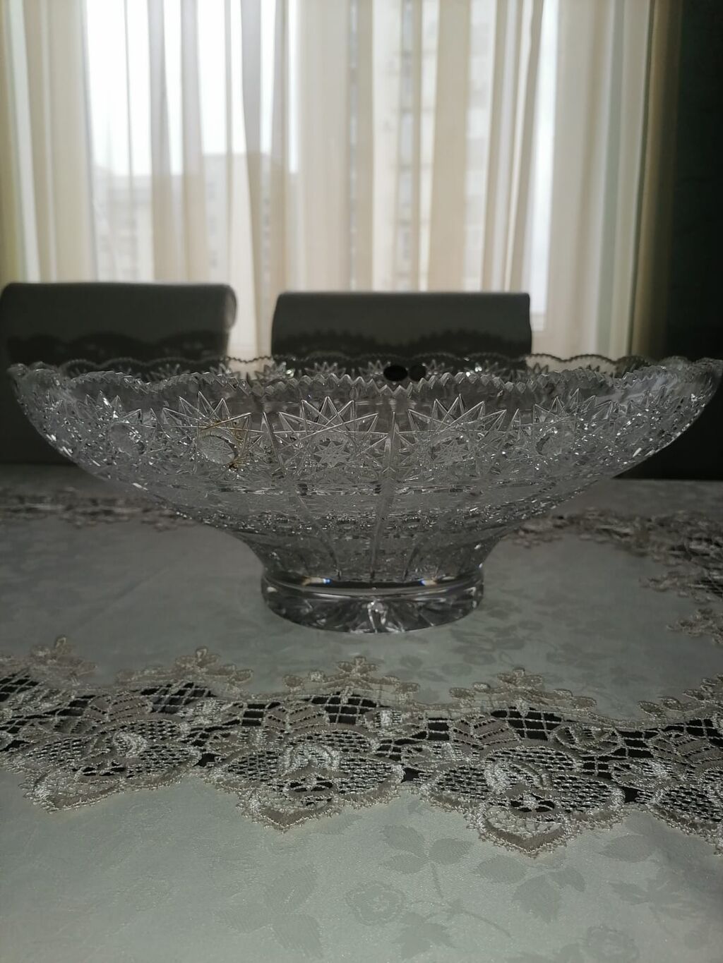Bir vaza, Xrustal — Vaazalar, kreslolar, süni çiçəklər, Bakı (2)