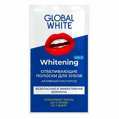 Diş ağardıcı zolaq Global White, 1 ədəd — Bakı