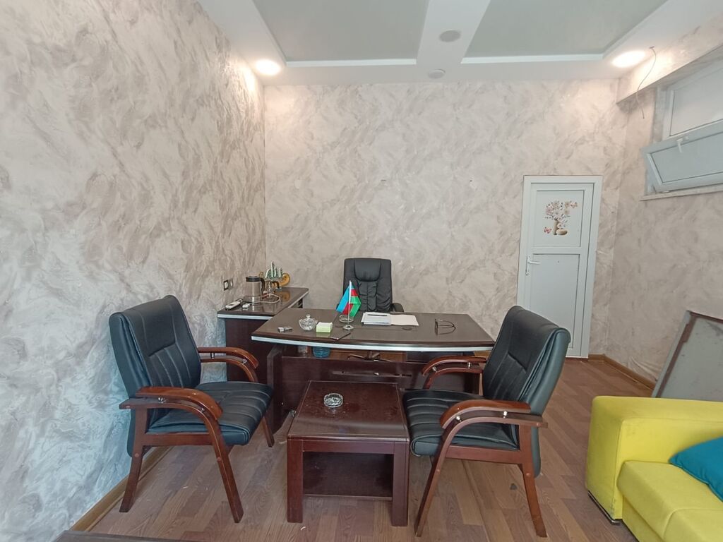 Ofis üçün tam mebel dəsti Tərkibi: - Böyük L formalı iş masası — Ofis mebeli, Gəncə (3)