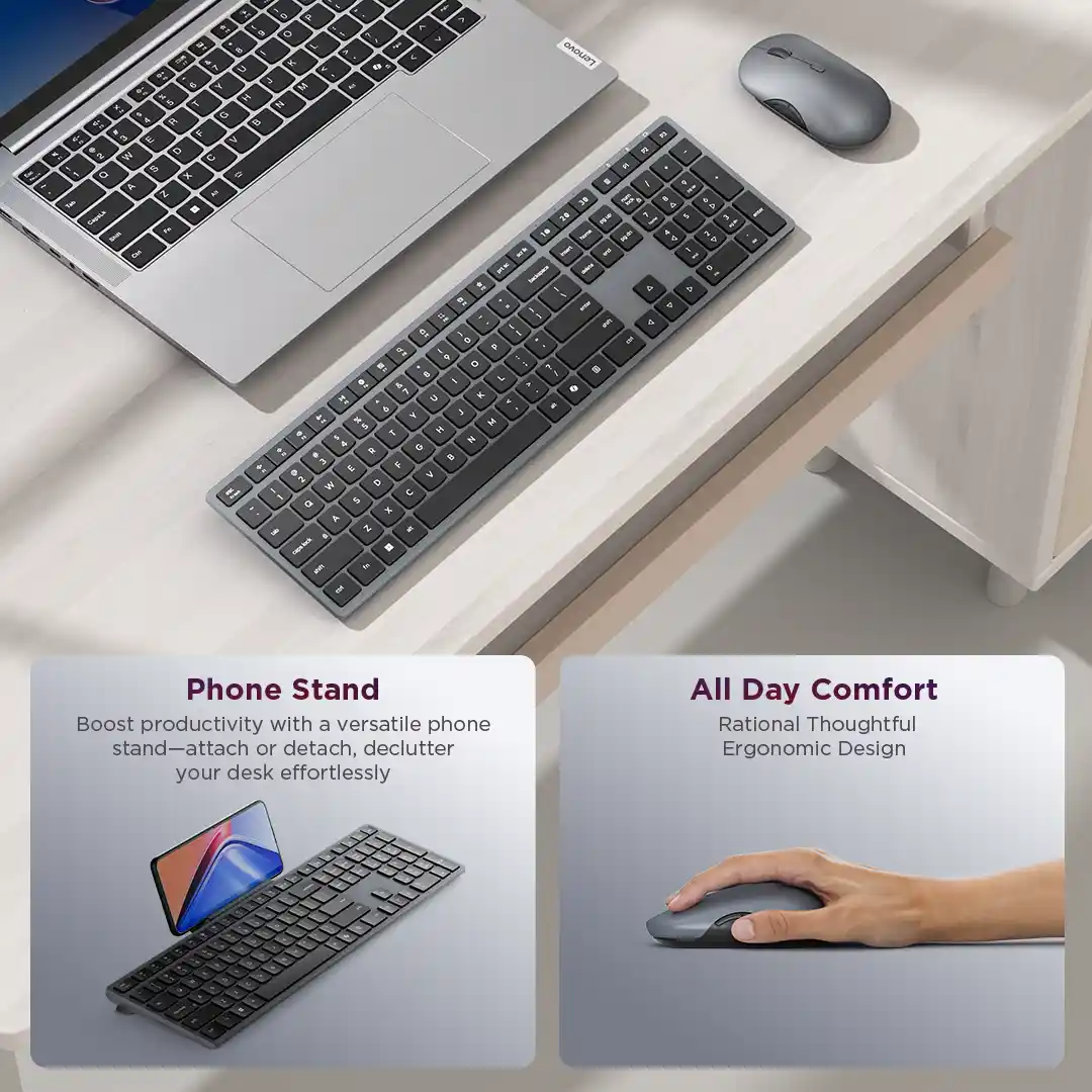 Lenovo 700 Modern Multi-Device Wireless Combo-Russian/Cyrillic (GX31S04977) — Veb kameralar, Bakı (8)