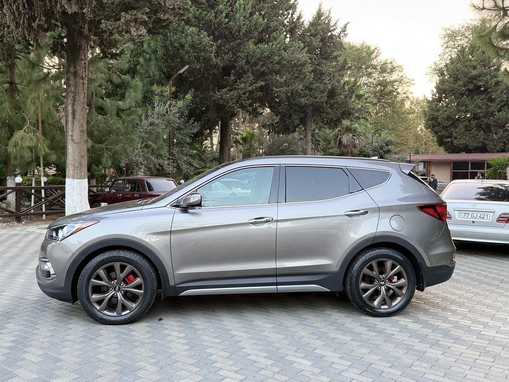 Hyundai Santa Fe, 2.0 L, 2017 il, 86 200 km 88-DU-744 — Avtomobillər, Bakı (12)