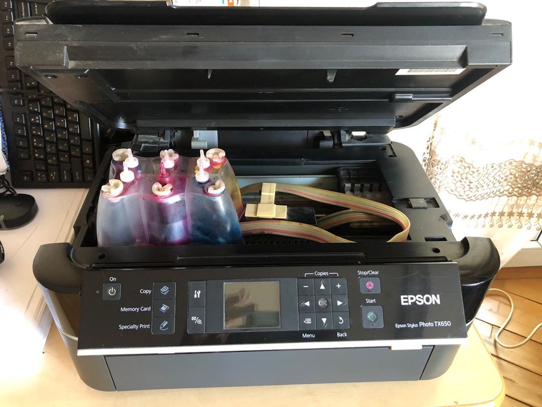 Epson Stylus Photo TX650 çox funksiyalı rəngli printer(skaner+kseroks) — Printerləri, Bakı (4)