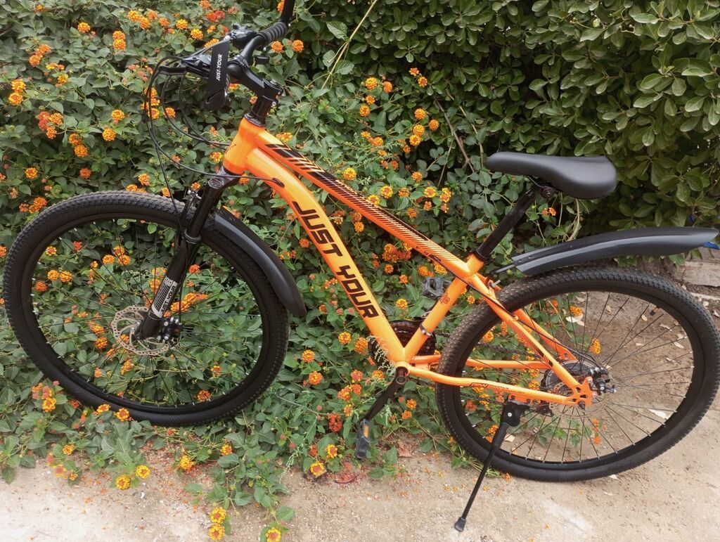 Dağ velosipedi – Just Your (MTB) - Rəng: parlaq narıncı, qara — Dağ velosipedləri, Bakı (9)