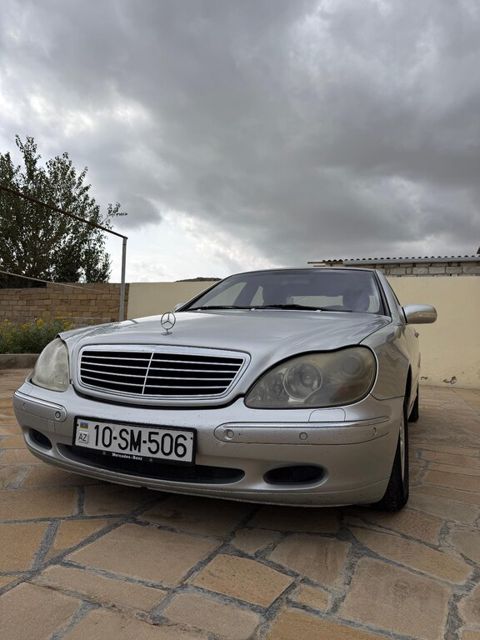Mercedes S 320, 3.2 L, 1999 il, 314 430 km — Bakı