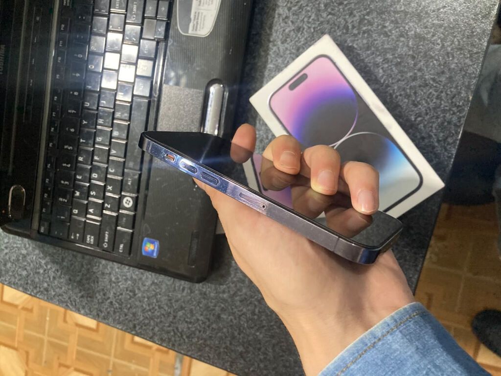 IPhone 14 Pro, 128 GB, Deep Purple, Barmaq izi, Simsiz şarj, Face ID — Apple iPhone, Mingəçevir (7)