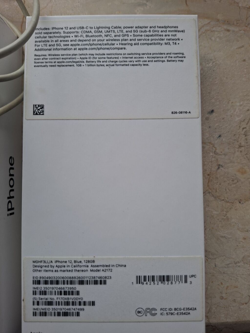 IPhone 12, 128 GB, Mavi, Face ID — Apple iPhone, Bakı (4)