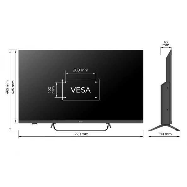 Kıvı TV 32 FHD Smart TV Black 32F760QB — Televizorlar, Bakı (5)