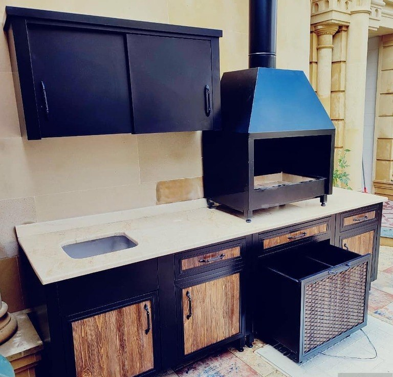 Paslanmaz polad restoran manqalı — İsitmə avadanlığı, Bakı (5)