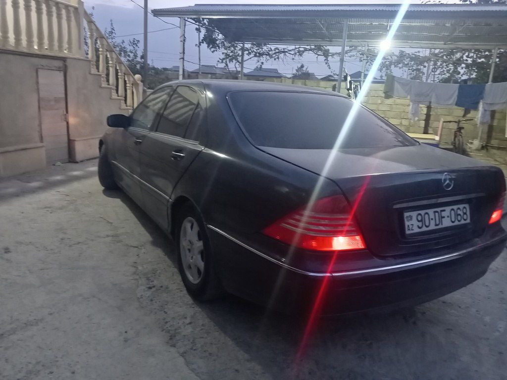 Mercedes S 320, 3.2 L, 2000 il, 128 000 km 90-DF-068 — Avtomobillər, Şirvan (6)