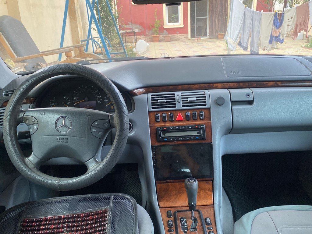 Mercedes E 320, 3.2 L, 2000 il, 410 000 km 90-OX-545 — Avtomobillər, Bakı (8)