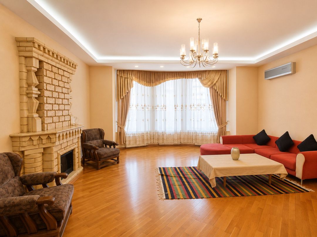 İcarəyə verilir 5 otaqlı həyət evi/bağ evi 250 m² — Ev, villa, Bakı (12)