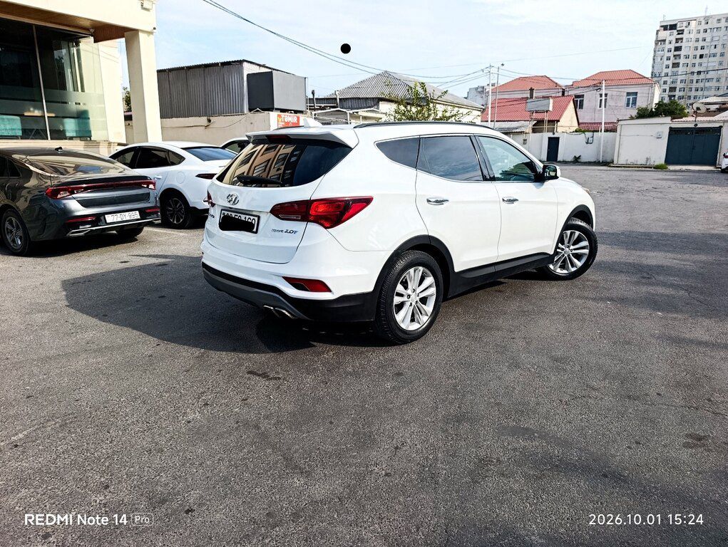 Hyundai Santa Fe, 2.0 L, 2017 il, 137 000 km — Avtomobillər, Bakı (7)