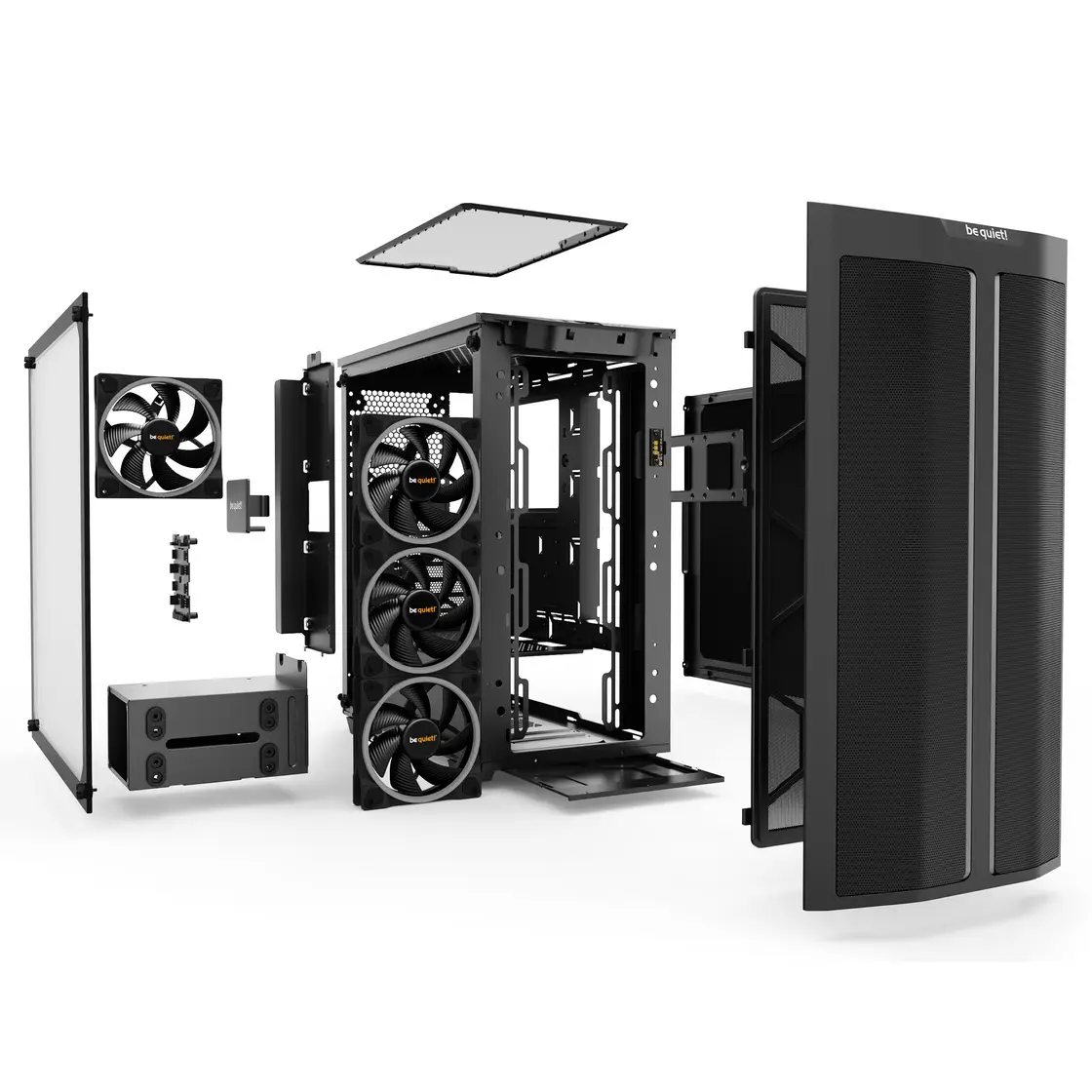 Case be quiet Pure Base 500FX Black (BGW43) — Korpuslər, Bakı (3)