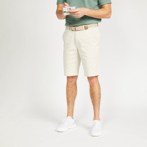 Kişi qolf şortu Decathlon Inesis MW500, bej, pambıq, ölçü 42 — Bakı